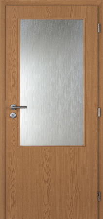 Doornite, dveře EXPRES, FOLIE, Voština,2/3, dub, zámek dozický, levé, 70/197cm