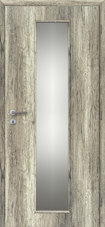 Doornite, dveře EXPRES, FOLIE, Voština,LINEA, dub grand, zámek dozický, levé, 70/197cm