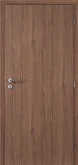 Doornite, dveře EXPRES, FOLIE, Voština,PLNÉ, ořech, zámek protipožární,cylindrický, levé, 80/197cm náhledová fotka produktu