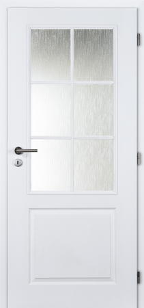 Doornite, dveře EXPRES, AULIDA, Voština, bílý lak, zámek dozický, levé, 80/197cm