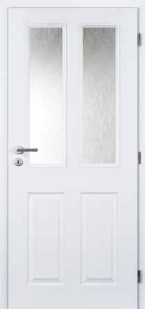 Doornite, dveře EXPRES, ACHILLES, Voština,HLADKÉ, bílý lak, zámek dozický, levé, 80/197cm