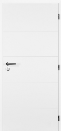 Doornite, dveře EXPRES, QUATRO, Voština,PLNÉ, bílý lak, zámek dozický, levé, 90/197cm
