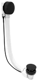 Vanová souprava, bovden, délka 800mm, zátka 72mm, černá mat náhledová fotka produktu
