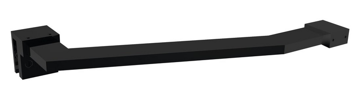 DRAGON BLACK vzpěra k zástěnám 300x150mm, černá mat
