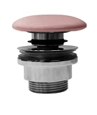 GSI umyvadlová výpust 5/4“, click-clack, keramická zátka, 5-65mm, blush mat náhledová fotka produktu