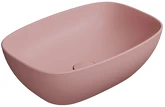 NUBES keramické umyvadlo na desku 50x35cm, blush mat náhledová fotka produktu