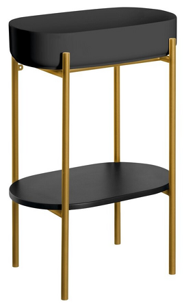PUNO podstavec s umyvadlem 550x860x360mm, zlato mat