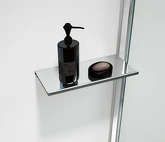 ESCA SHELF polička do profilu 230x120mm, chrom náhledová fotka produktu