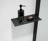 ESCA SHELF polička do profilu 230x120mm, černá mat náhledová fotka produktu