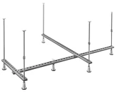 Nosná konstrukce pro asymetrickou vanu 150x75cm, L/R náhledová fotka produktu