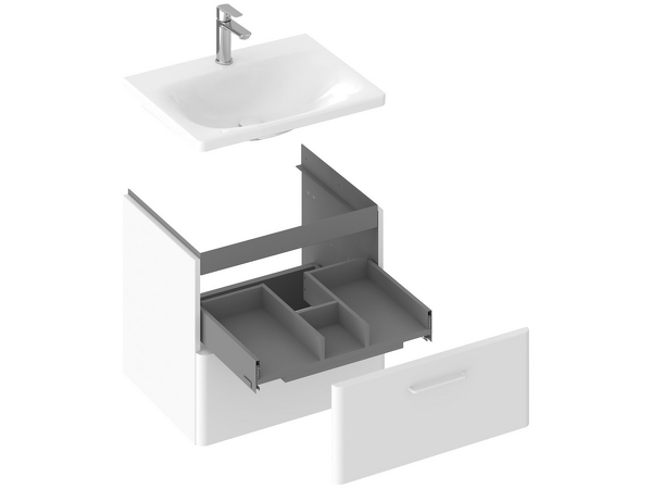 SD Balance II 60 skříňka pod umyvadlo bílá