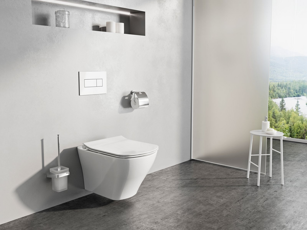 WC tlačítko Uni satin