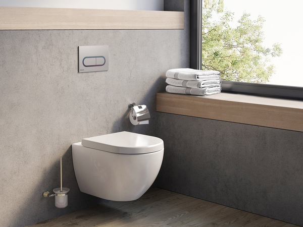 WC Uni Chrome závěsný white