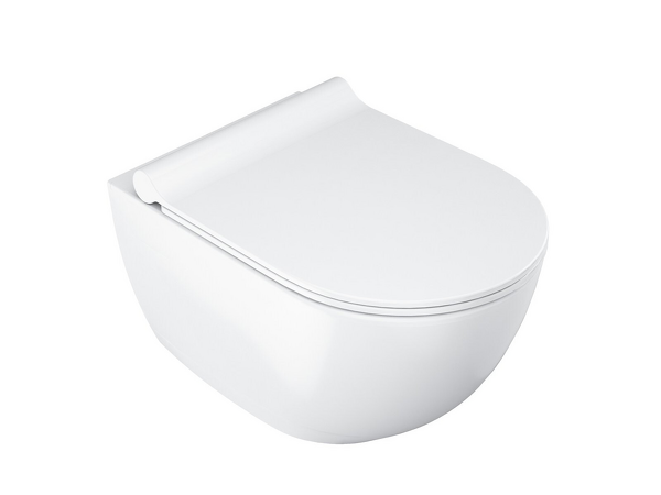 WC Uni Chrome závěsný white