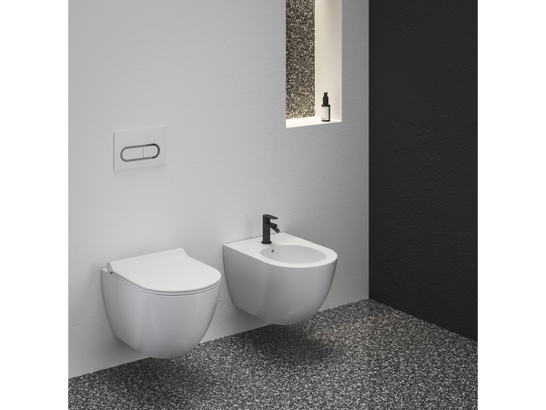 Bidet Uni Chrome závěsný white