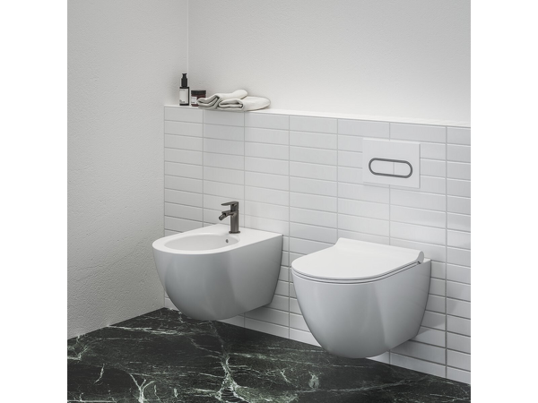 Bidet Uni Chrome závěsný white