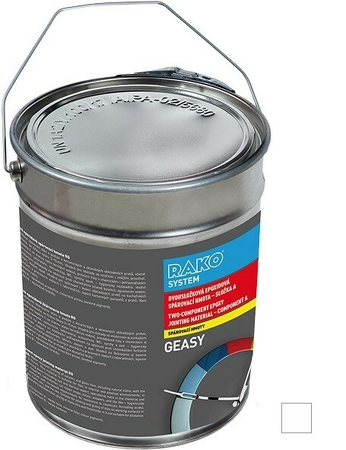 GEASY 100, Dvousložková epoxidová spárovací hmota, bílá, 10 kg