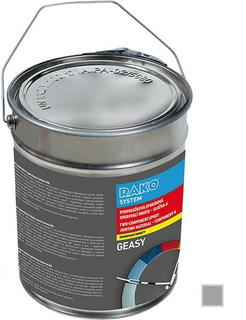 GEASY 122, Dvousložková epoxidová spárovací hmota, šedá, 10 kg