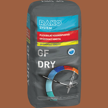 GFDRY 135, Flexibilní vodoodpudivá spárovací hmota, hnědá, 5 kg