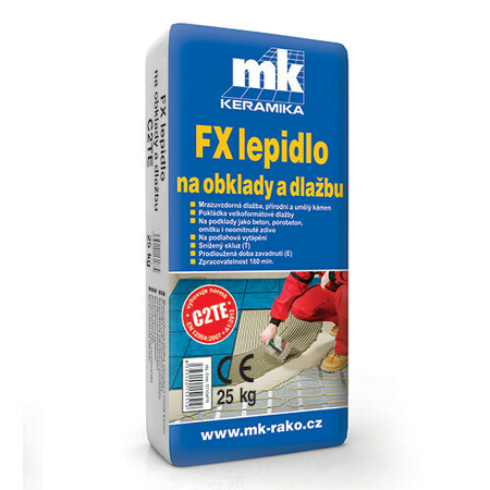 MK C2, FX lepidlo na obklady a dlažbu (C2TE), mrazuvzdorné, 25 kg