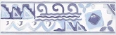 Lucie, WLAED114, listela, 20 x 6,1 cm, modrá náhledová fotka produktu