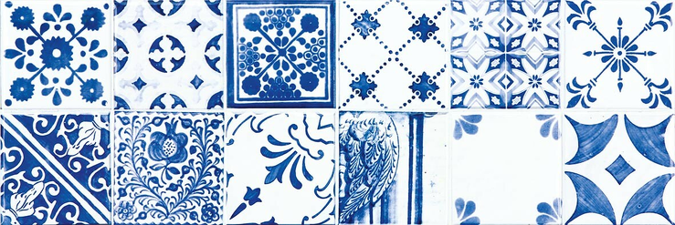 Majolika, WARVE146, obkládačka, 20 x 60 cm, modrá