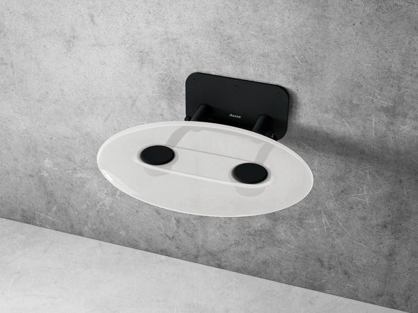 Sedátko OVO-P II-CLEAR/BLACK