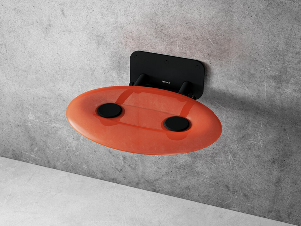 Sedátko OVO-P II-ORANGE/BLACK