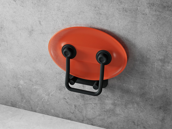 Sedátko OVO-P II-ORANGE/BLACK