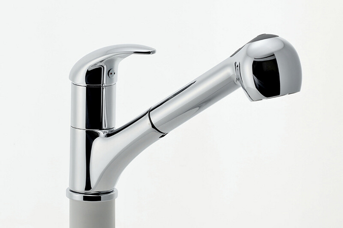 Dřezová teleskopická baterie Metalia 55 chrom