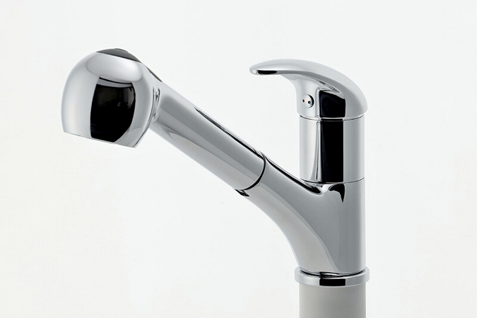 Dřezová teleskopická baterie Metalia 55 chrom