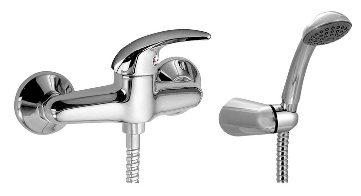 Sprchová baterie 150 mm lékařská páka Metalia 55 chrom