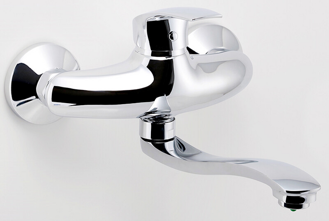 Umyvadlová nebo dřezová nástěnná baterie Metalia ECO+ chrom