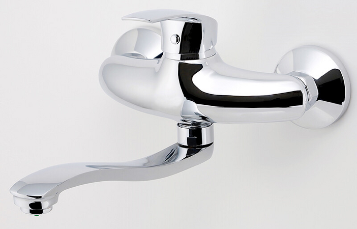 Umyvadlová nebo dřezová nástěnná baterie Metalia ECO+ chrom