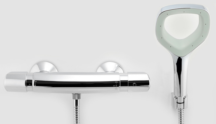 Sprchová baterie termostatická s přísl.  Metalia ECO+ chrom