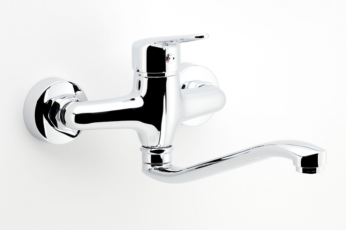 Dřezová umyvadlová baterie 150mm Titania IRIS New chrom