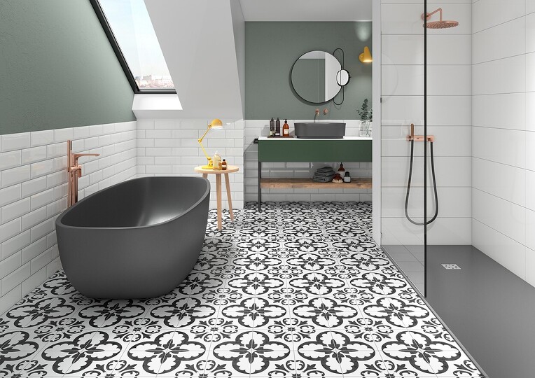 Retro Floor, 9211, dekor, 20x20, Coimbra 4, mat
